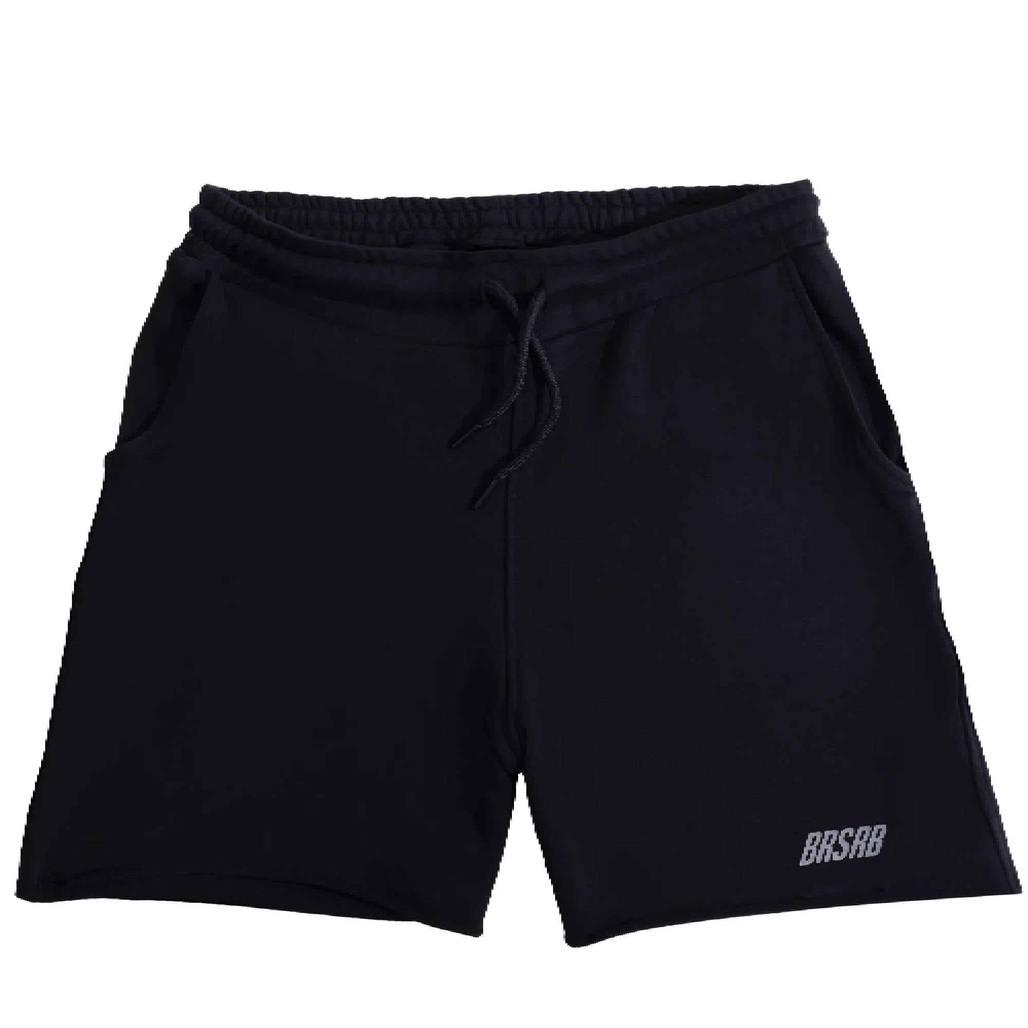 BRSRB BLACK JOGGER SHORTS