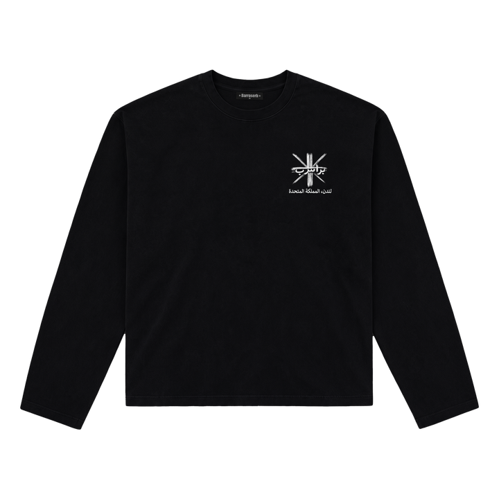 BRSRB UK LONGSLEEVE — BLACK