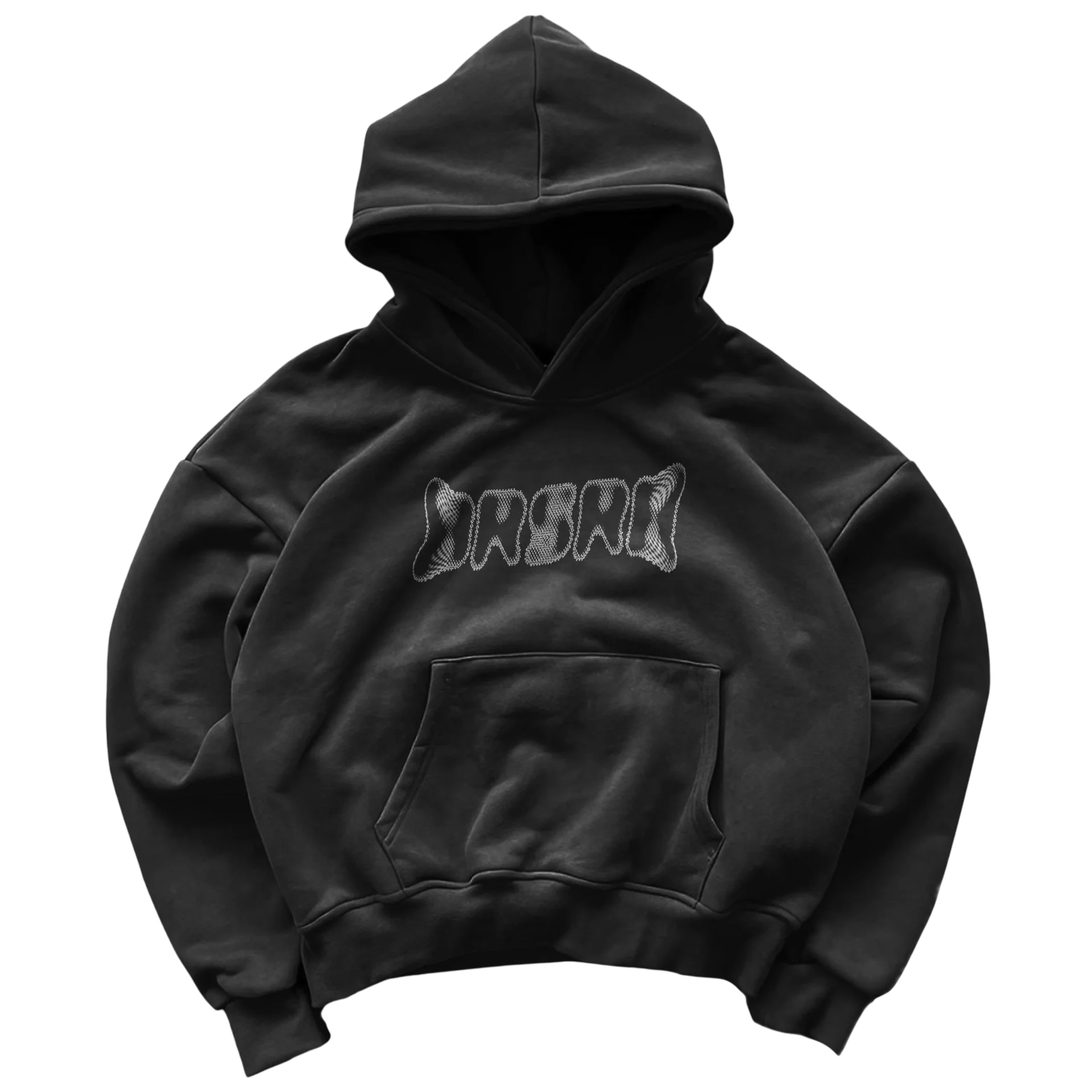 Onyx Black Heavyweight French Terry Hoodie