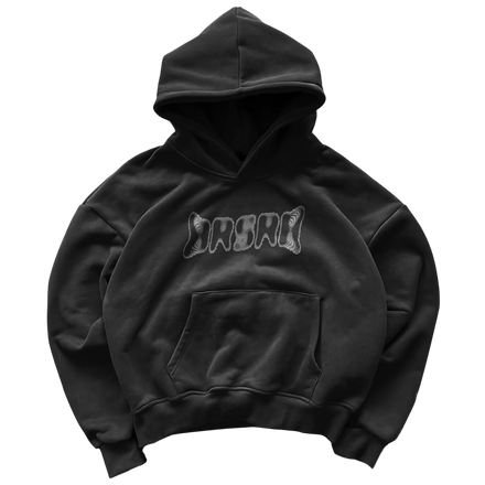 Onyx Black Heavyweight French Terry Hoodie