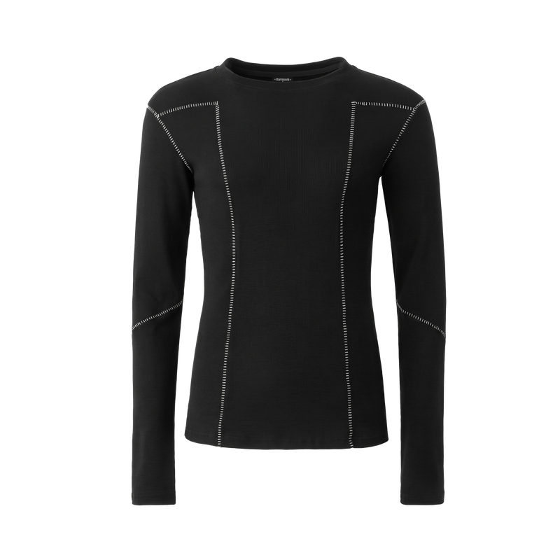 STITCH LONGSLEEVE — BLACK