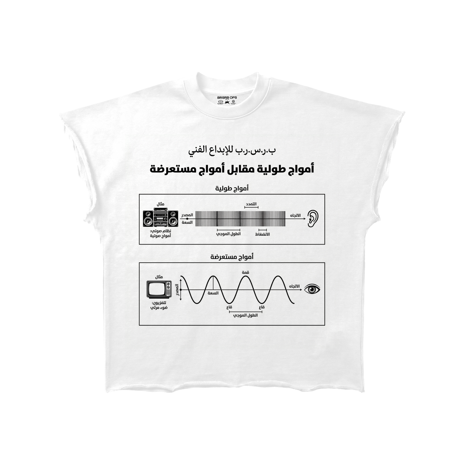 BRSRB “امواج طولية” DECONSTRUCTED - White