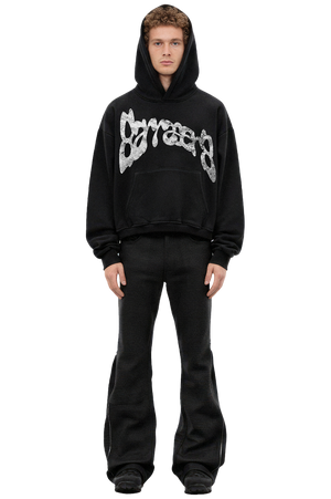 BRSRB Black STAMP Logo Graphic Hoodie