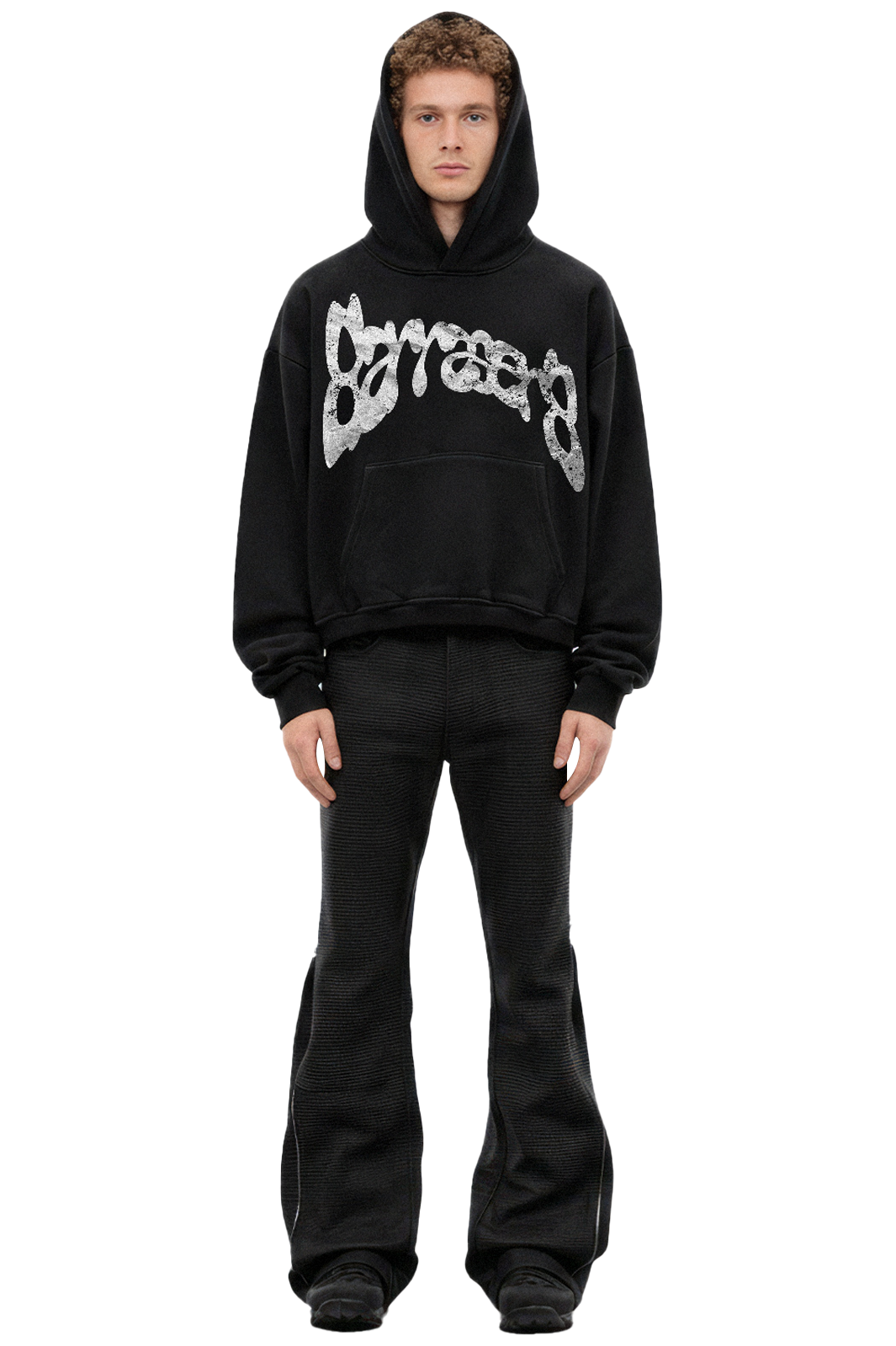 BRSRB Black STAMP Logo Graphic Hoodie