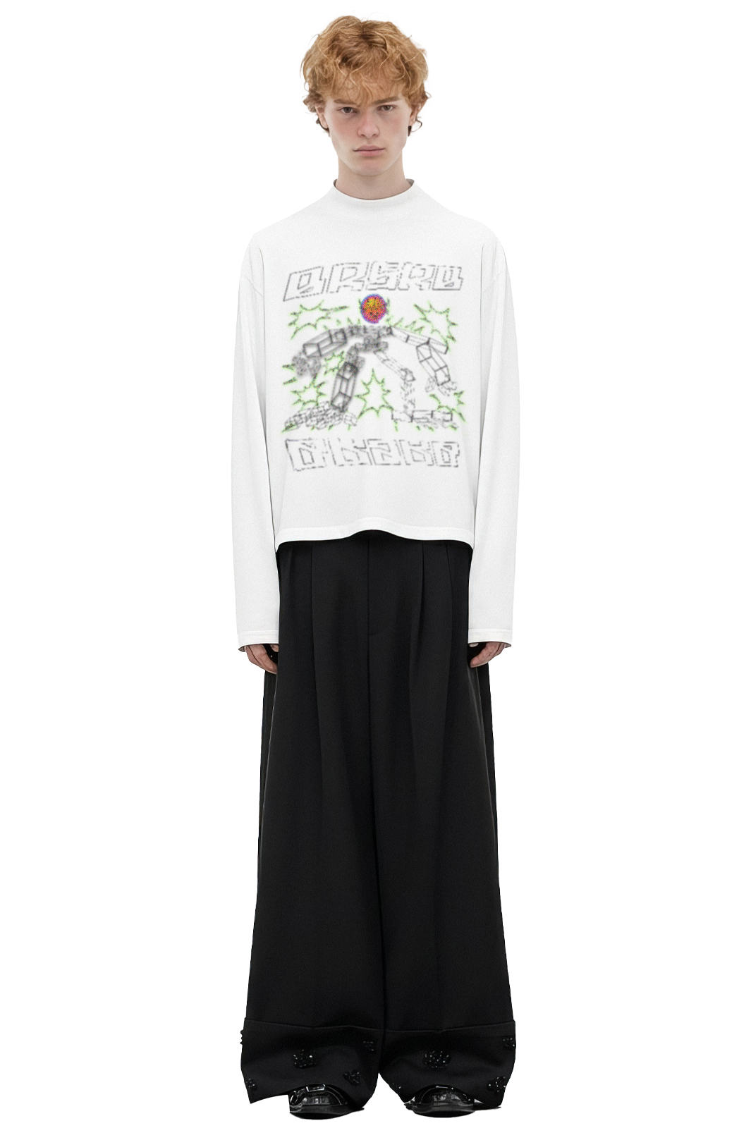 BRSRB Monster Long Sleeve – White