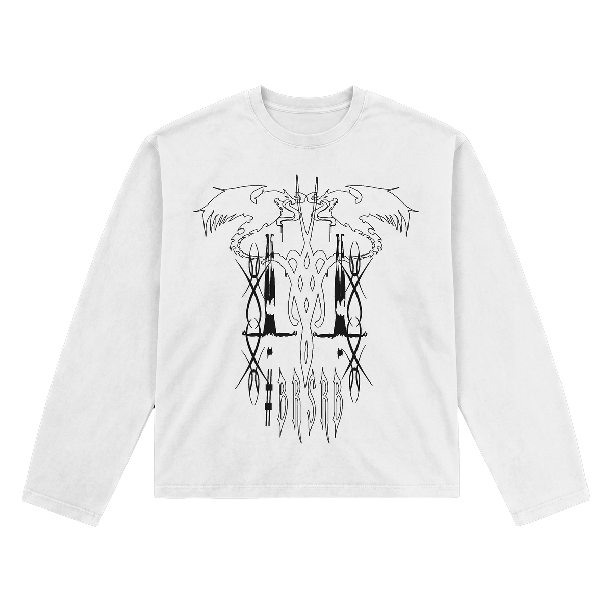 BRSRB FANG LONGSLEEVE — WHITE