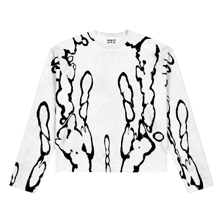 BRSRB Ink Vein Long Sleeve – White