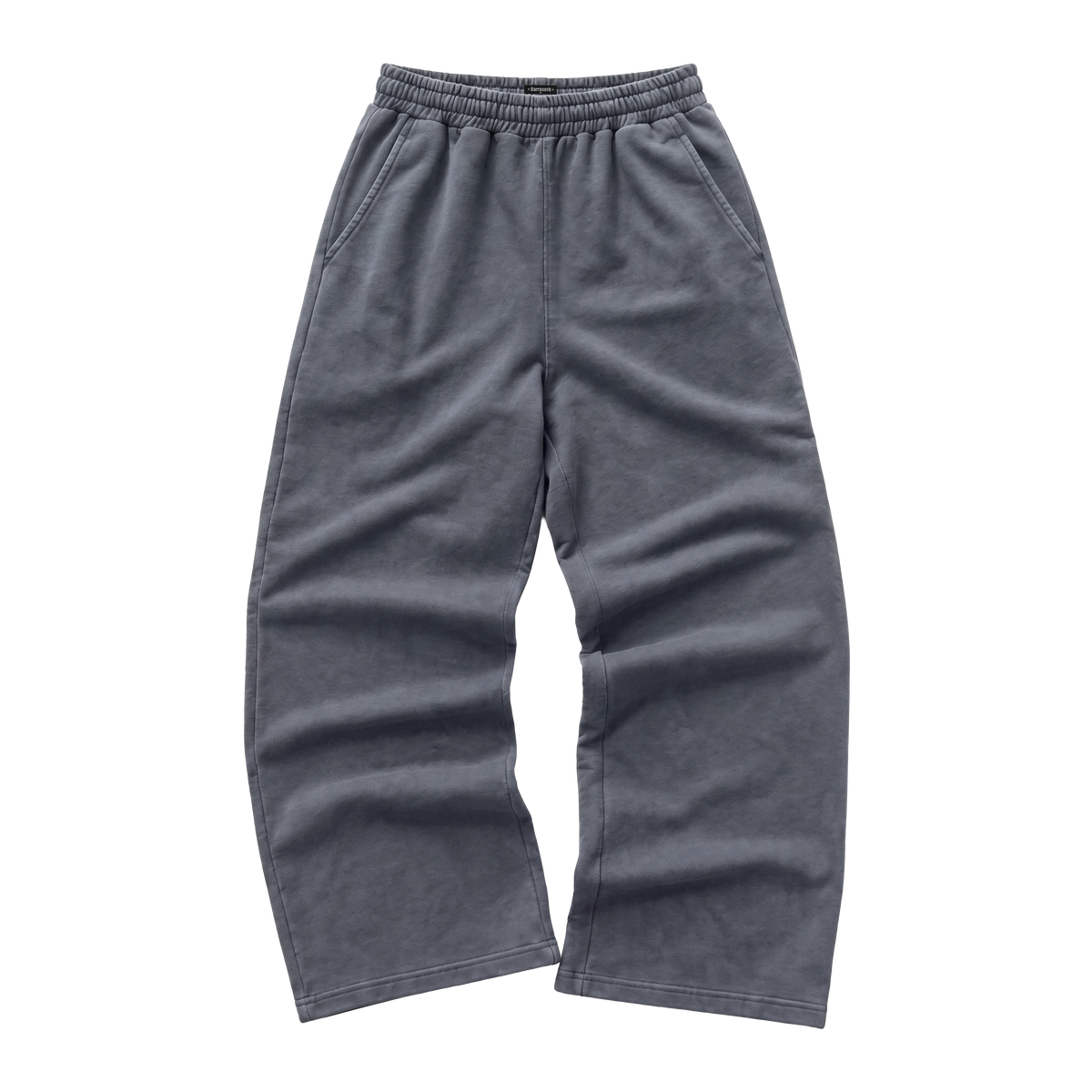 BRSRB LIFEWEAR CORE WIDE-LEG PANTS — GREY