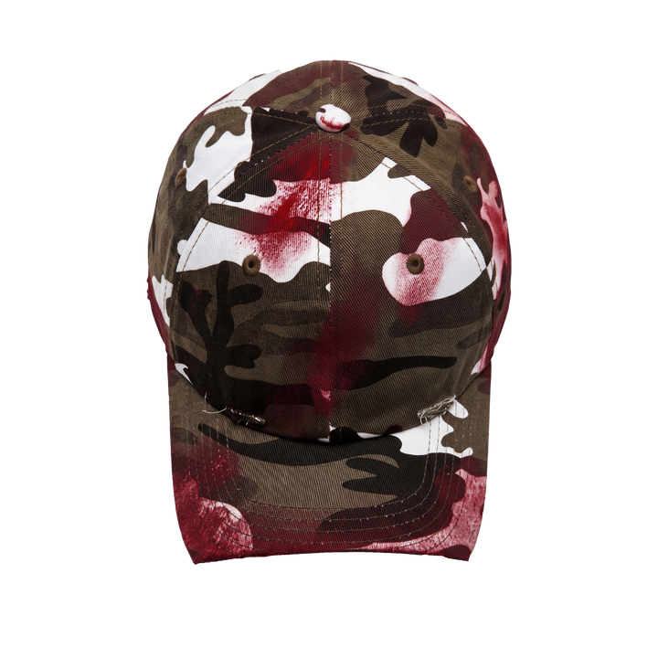 Oxblood Camo Cap