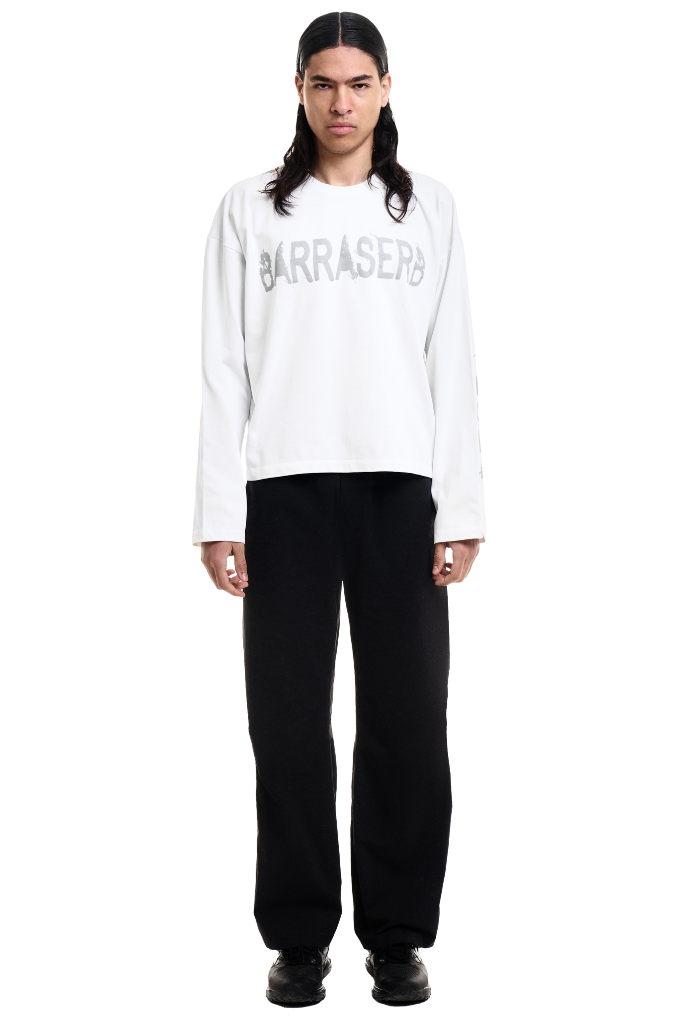 White Apparition Heavyweight Long Sleeve Tee