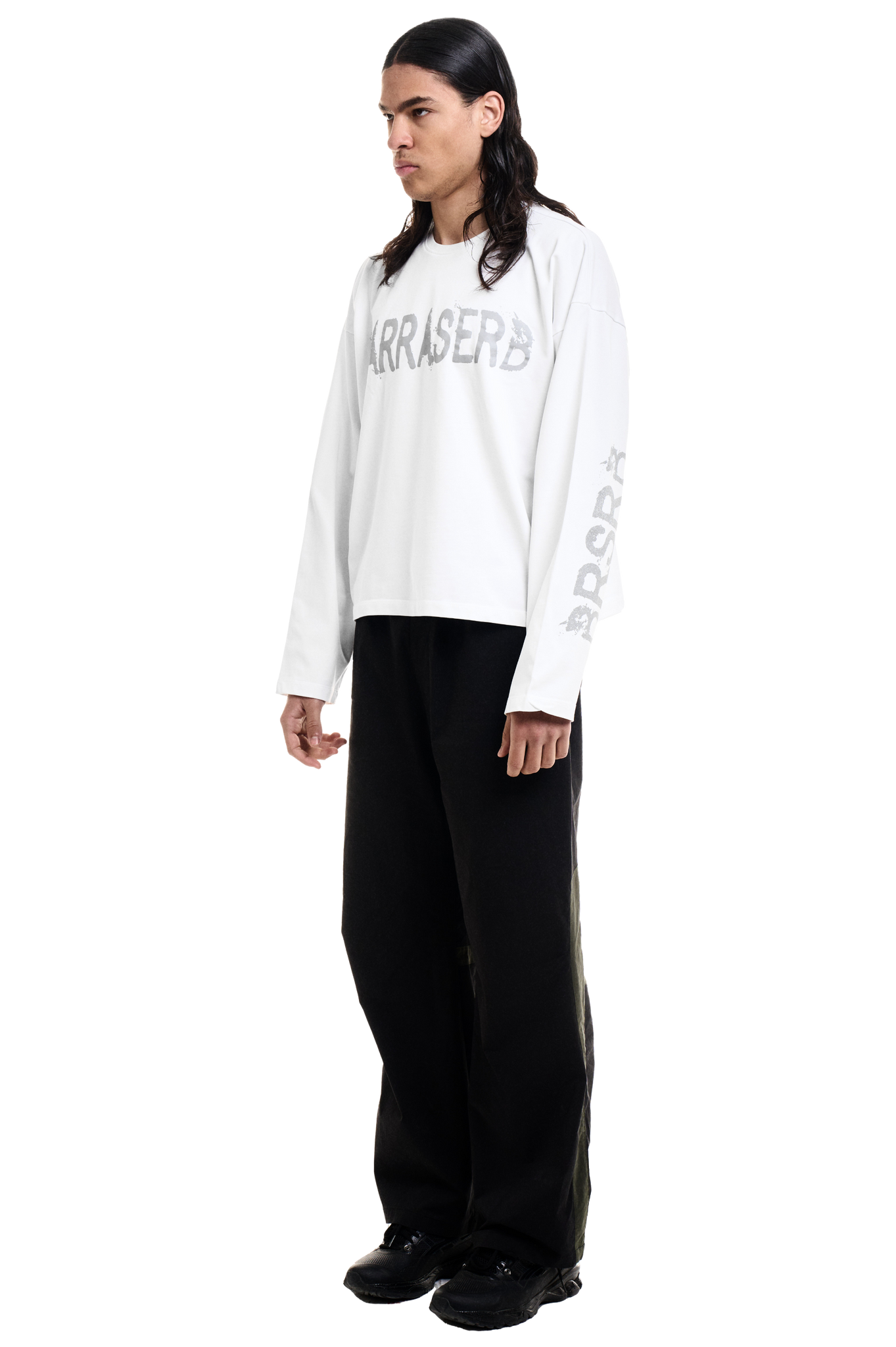 White Apparition Heavyweight Long Sleeve Tee